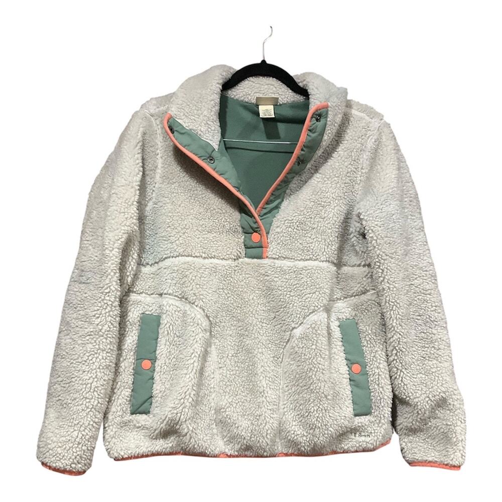 L.L. Bean Fleece Pullover Women Gray